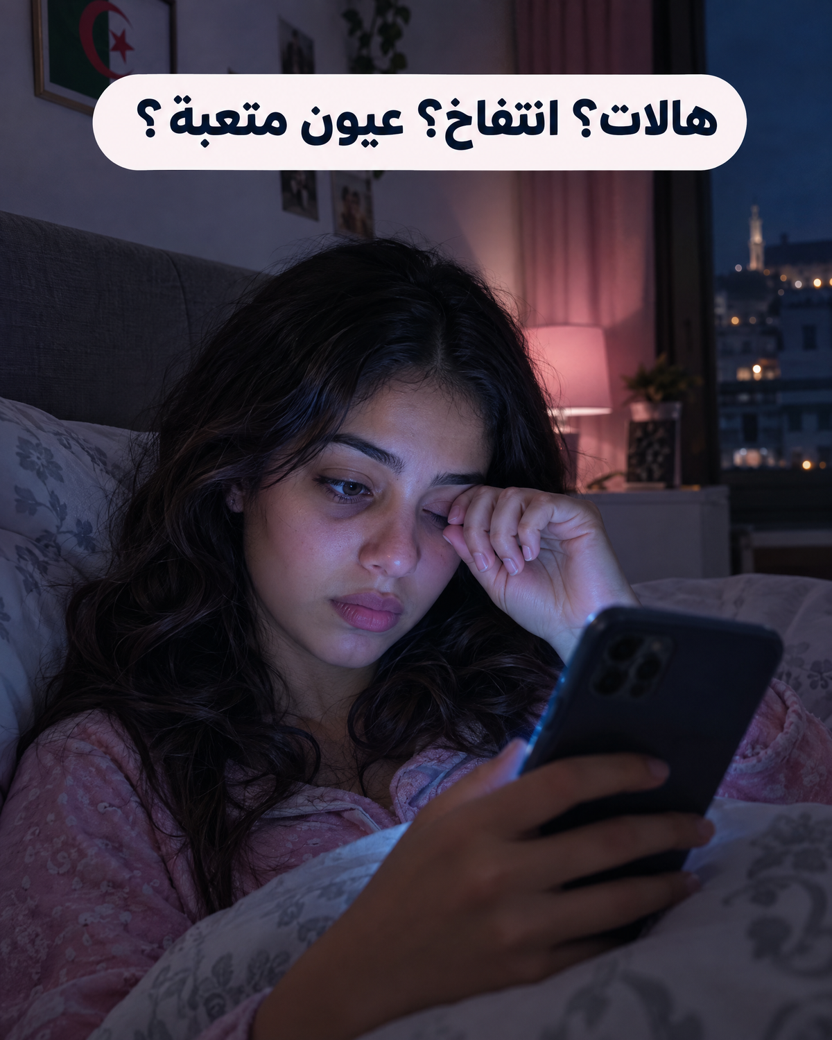 EMS جهاز تخفيف الهالات و تدليك العين بالضوء الأحمر بتقنية ✨